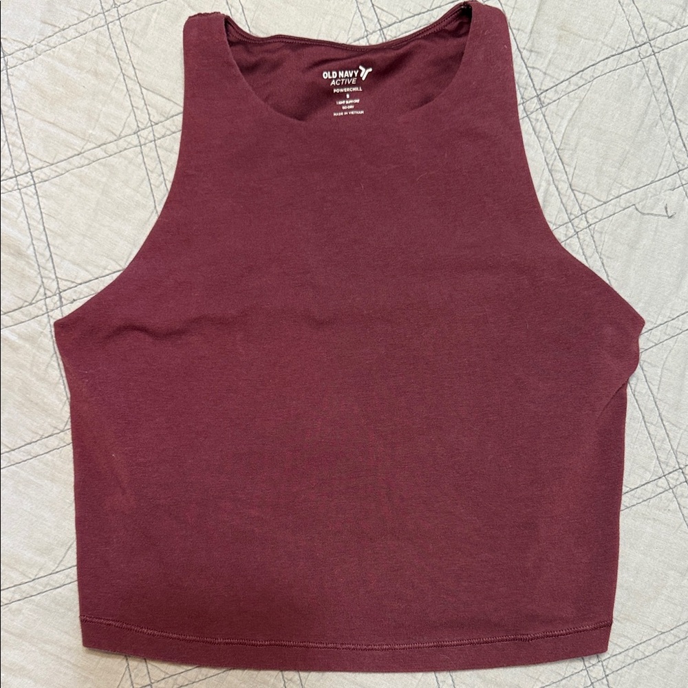 Old Navy Women's Burgundy Active Top